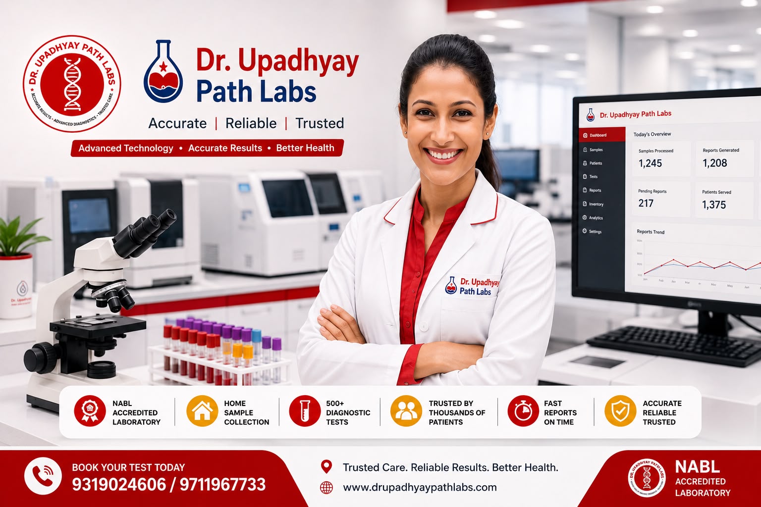 Welcome to Dr. Upadhyay Path Labs